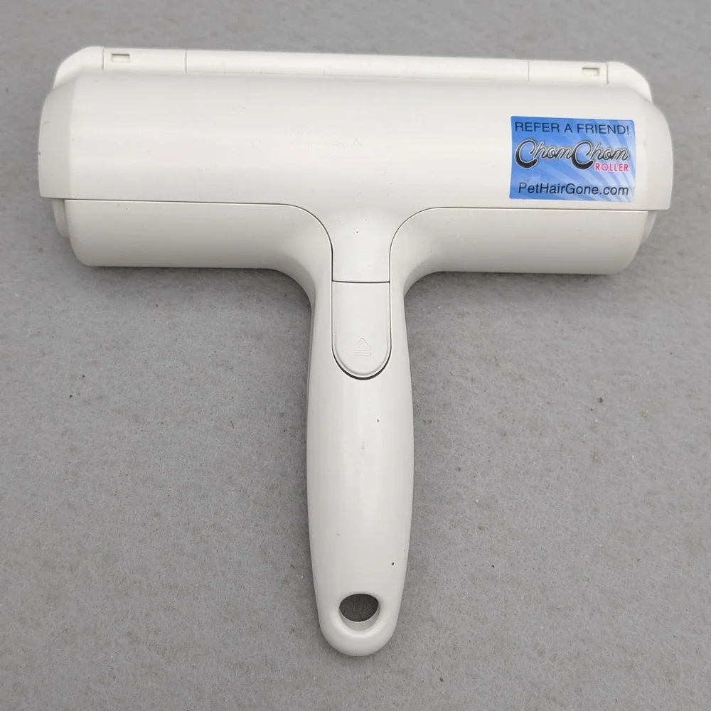 ChomChom Roller Pet Hair Remover Original size white reusable lint roller
